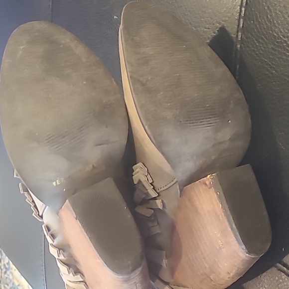 Leather tassel boots size 7.5 very volatile los Angeles - Picture 4 of 4